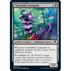 画像1: 【ENG】★Foil★百節棍のムカデ/Chainflail Centipede[MTG_NEO_090C]