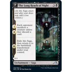 画像1: 【ENG】夜の長い陰/The Long Reach of Night//夜陰の意図/Animus of Night's Reach[MTG_NEO_109U]