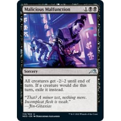 画像1: 【ENG】悪意ある機能不全/Malicious Malfunction[MTG_NEO_110U]