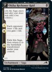 画像1: 【ENG】★Foil★大牙勢団の襲撃/Okiba Reckoner Raid//鼠の特攻隊長/Nezumi Road Captain[MTG_NEO_117C] (1)