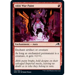 画像1: 【ENG】★Foil★悪忌の戦化粧/Akki War Paint[MTG_NEO_132C]