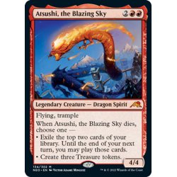 画像1: 【ENG】燃え立つ空、軋賜/Atsushi, the Blazing Sky[MTG_NEO_134M]