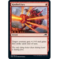 画像1: 【ENG】★Foil★火をつける怒り/Kindled Fury[MTG_NEO_151C]