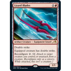 画像1: 【ENG】★Foil★蜥蜴丸/Lizard Blades[MTG_NEO_153R]セットブースター版