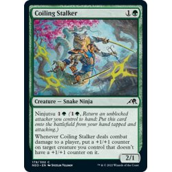 画像1: 【ENG】★Foil★とぐろ巻きの忍び寄り/Coiling Stalker[MTG_NEO_179C]