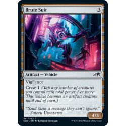 画像1: 【ENG】★Foil★粗暴者の鎧機/Brute Suit[MTG_NEO_241C]