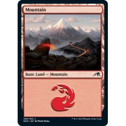 画像1: 【ENG】山/Mountain[MTG_NEO_289L]