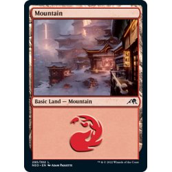 画像1: 【ENG】山/Mountain[MTG_NEO_290L]