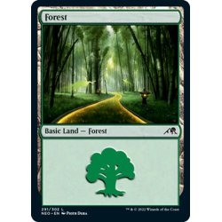 画像1: 【ENG】★Foil★森/Forest[MTG_NEO_291L]