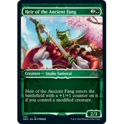 画像1: 【ENG】★Foil★古の牙を継ぐ者/Heir of the Ancient Fang[MTG_NEO_325C]