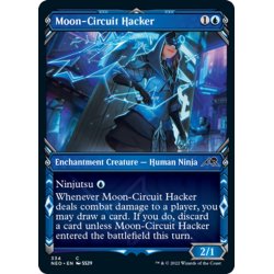 画像1: 【ENG】★Foil★月回路のハッカー/Moon-Circuit Hacker[MTG_NEO_334C]