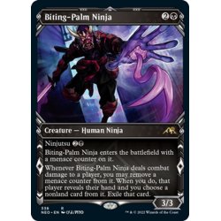 画像1: 【ENG】噛掌の忍者/Biting-Palm Ninja[MTG_NEO_338R]