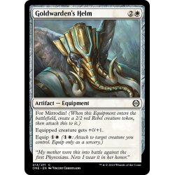 画像1: 【ENG】黄金守護の兜/Goldwarden's Helm[MTG_ONE_013C]