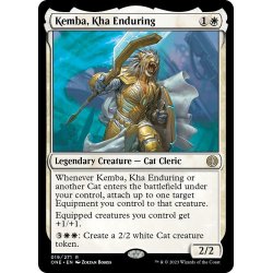 画像1: 【ENG】★Foil★耐え忍ぶカー、ケンバ/Kemba, Kha Enduring[MTG_ONE_019R]