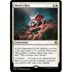 画像1: 【ENG】★Foil★スクレルヴの巣/Skrelv's Hive[MTG_ONE_034R]