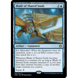 画像1: 【ENG】★Foil★共同魂の刃/Blade of Shared Souls[MTG_ONE_042R]