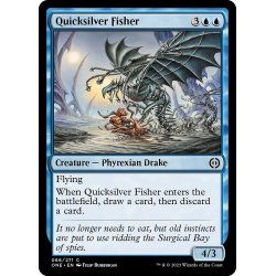 画像1: 【ENG】水銀の魚捕り/Quicksilver Fisher[MTG_ONE_066C]