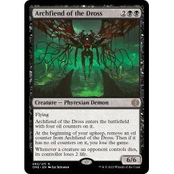 画像1: 【ENG】★Foil★ドロスの魔神/Archfiend of the Dross[MTG_ONE_082R]