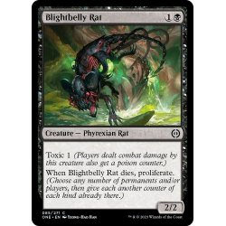 画像1: 【ENG】腐り腹のネズミ/Blightbelly Rat[MTG_ONE_085C]