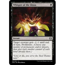 画像1: 【ENG】ドロスの囁き/Whisper of the Dross[MTG_ONE_117C]