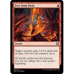 画像1: 【ENG】肉体からの解放/Free from Flesh[MTG_ONE_131C]