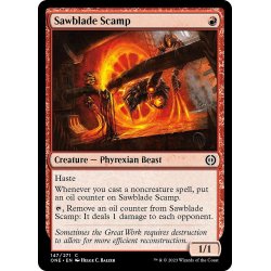 画像1: 【ENG】鋸刃の餓鬼/Sawblade Scamp[MTG_ONE_147C]