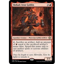 画像1: 【ENG】鉄のゴブリン、スロバッド/Slobad, Iron Goblin[MTG_ONE_149R]