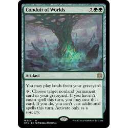 画像1: 【ENG】★Foil★世界の導管/Conduit of Worlds[MTG_ONE_163R]