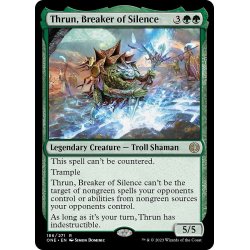 画像1: 【ENG】沈黙を破る者、スラーン/Thrun, Breaker of Silence[MTG_ONE_186R]