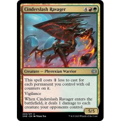 画像1: 【ENG】燃えがら斬りの荒廃者/Cinderslash Ravager[MTG_ONE_200U]