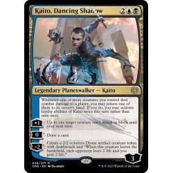 画像1: 【ENG】★Foil★踊る影、魁渡/Kaito, Dancing Shadow[MTG_ONE_204R]