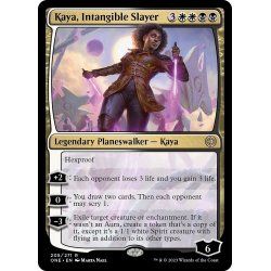 画像1: 【ENG】★Foil★無形の処刑者、ケイヤ/Kaya, Intangible Slayer[MTG_ONE_205R]