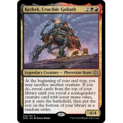 画像1: 【ENG】るつぼのゴライアス、ケテク/Kethek, Crucible Goliath[MTG_ONE_206R]