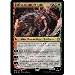 画像1: 【ENG】★Foil★免れ得ぬ破滅、ルーカ/Lukka, Bound to Ruin[MTG_ONE_207M]