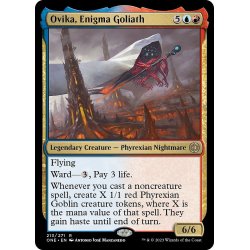 画像1: 【ENG】謎のゴライアス、オヴィカ/Ovika, Enigma Goliath[MTG_ONE_213R]