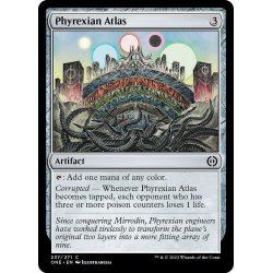 画像1: 【ENG】ファイレクシアの大地図/Phyrexian Atlas[MTG_ONE_237C]