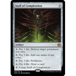 画像1: 【ENG】完全化の杖/Staff of Compleation[MTG_ONE_242M]