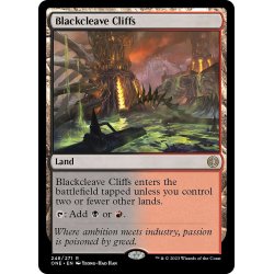 画像1: 【ENG】黒割れの崖/Blackcleave Cliffs[MTG_ONE_248R]