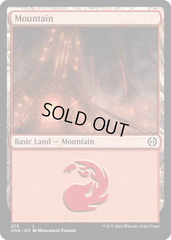 画像1: 【ENG】山/Mountain[MTG_ONE_275L] (1)