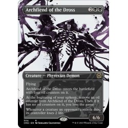 画像1: 【ENG】★Foil★ドロスの魔神/Archfiend of the Dross[MTG_ONE_304R]