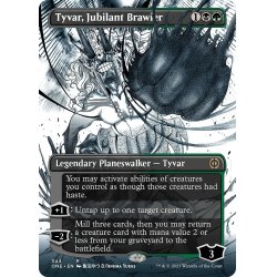 画像1: 【ENG】★Foil★歓喜する喧嘩屋、タイヴァー/Tyvar, Jubilant Brawler[MTG_ONE_344R]