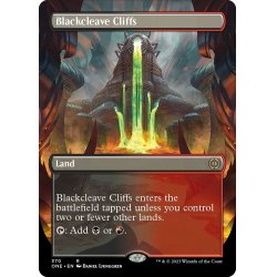 画像1: 【ENG】黒割れの崖/Blackcleave Cliffs[MTG_ONE_370R]