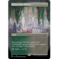 画像1: 【ENG】★Foil★剃刀境の茂み/Razorverge Thicket[MTG_ONE_373R]