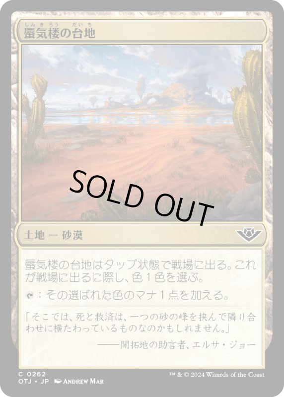 画像1: 【JPN】蜃気楼の台地/Mirage Mesa[MTG_OTJ_0262_C] (1)