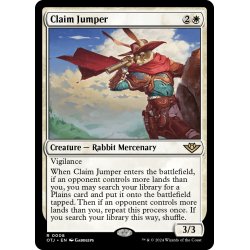 画像1: 【ENG】乗っ取り屋/Claim Jumper[MTG_OTJ_0008_R]