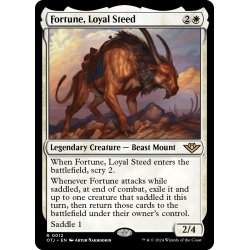 画像1: 【ENG】忠実な馬、フォーチュン/Fortune, Loyal Steed[MTG_OTJ_0012_R]