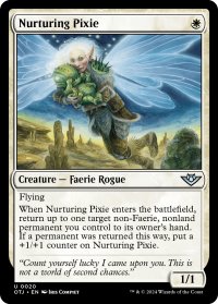 【ENG】養育するピクシー/Nurturing Pixie[MTG_OTJ_0020_U]