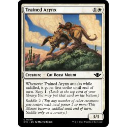 画像1: 【ENG】訓練されたエイリンクス/Trained Arynx[MTG_OTJ_0036_C]