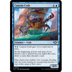 画像1: 【ENG】峡谷の蟹/Canyon Crab[MTG_OTJ_0040_U]