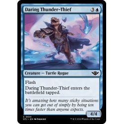 画像1: 【ENG】勇敢な雷盗/Daring Thunder-Thief[MTG_OTJ_0041_C]